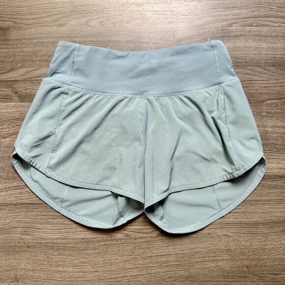 Lululemon Women's Speed Up Short Long *4" Updated Fit - Light Blue - Picture 4 of 11